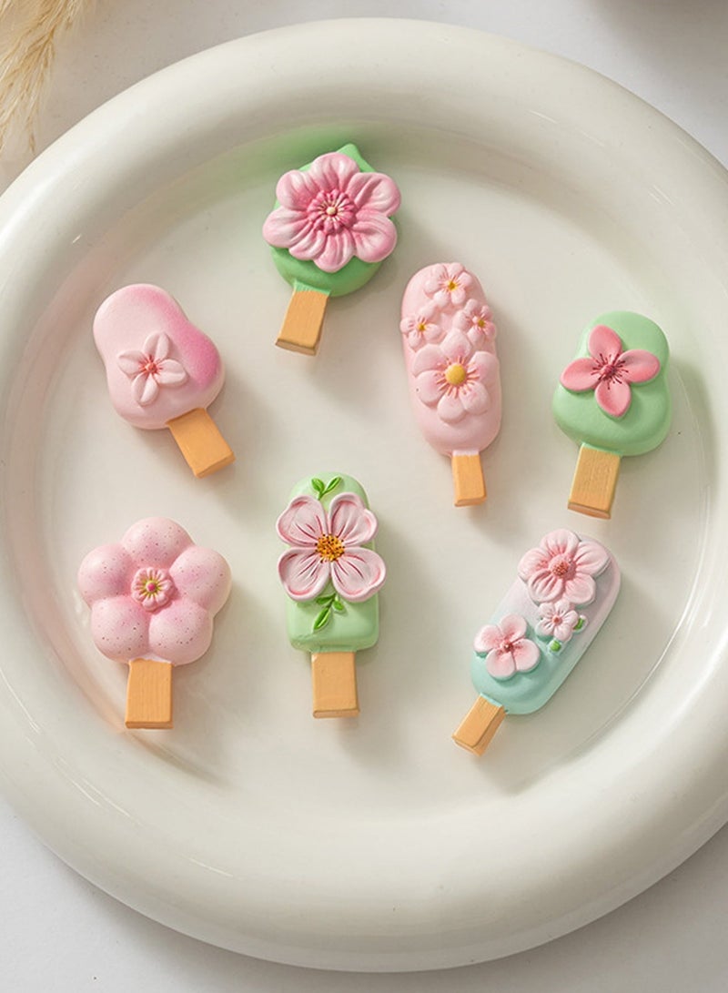 JACIRCLE Fridge Magnets,10 Pcs Food Fridge Magnets, 3D Resin Creative Food Shaped Refrigerator Magnets, Cute Kitchen Magnetic Stickers for Home Decor, Strong Magnetic Fridge Magnets Set for Refrigerator, Whiteboard, Blackboard, Office, Decorative Food Magnet Collection - Image 4